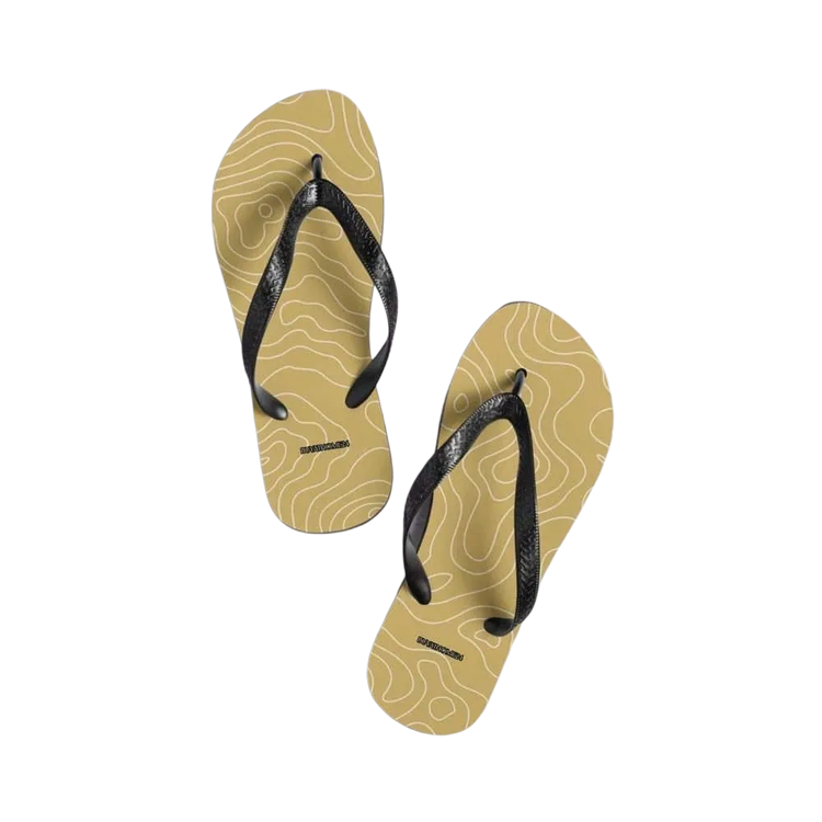 Unisex Strand Flip-Flops mit robuster Gummisohle in Größe 37-45 von BUYATHOME24, bequeme Sandalen für den Sommer.