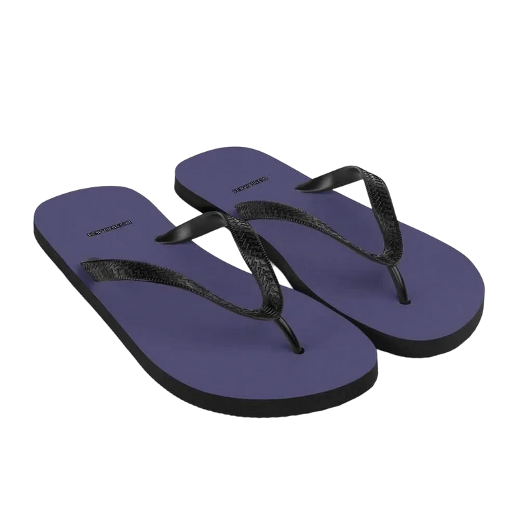 Unisex Flip-Flops in Größe 37-45 von BUYATHOME24, handgefertigte Sandalen mit Textildruck, ideal für den Strand.