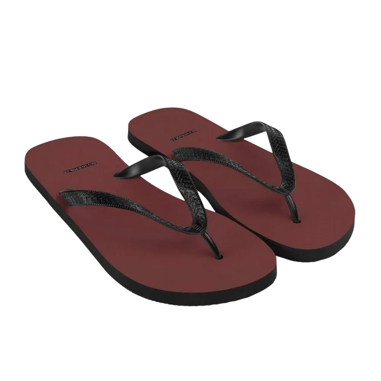 Unisex Strand-Flip-Flops aus Polyester mit Gummisohle, in Größe 37-45, von BUYATHOME24, mit Textildruck, ideal für den Sommer.