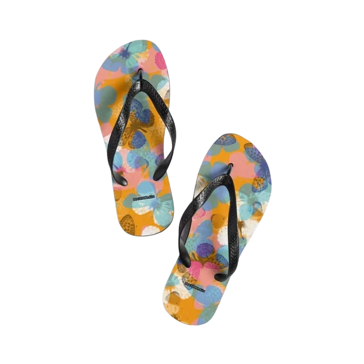 Unisex Flip-Flops von BUYATHOME24 in Schwarz, mit Gummisohle, Größe 37-45, geeignet für den Strand und sommerliche Tage.