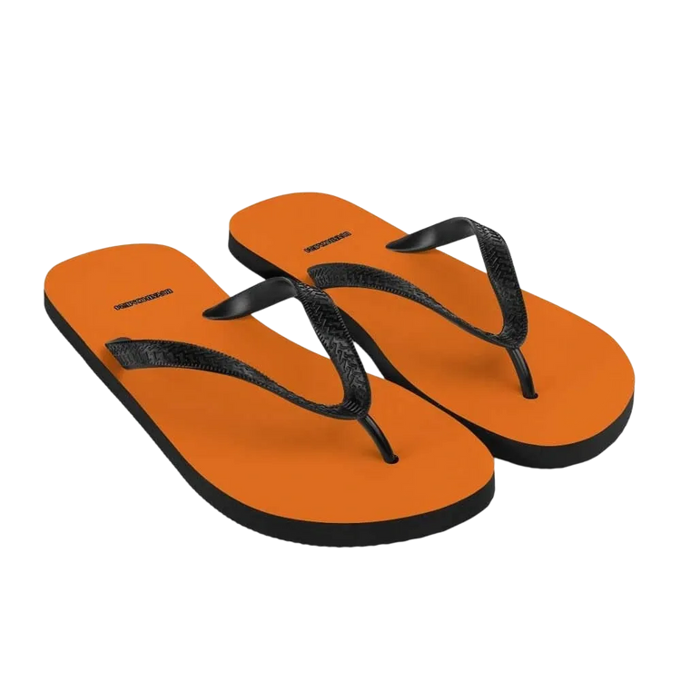Unisex Strand Flip-Flops von BUYATHOME24 mit Gummisohle in Größe 37-45, Textildruck, bequeme Sommerschuhe für den Strand.