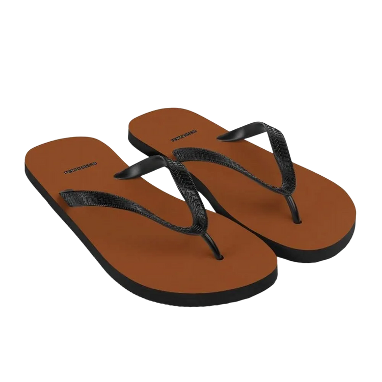Unisex Flip-Flops mit Gummisohle in Schwarz, Größe 37-45, bequem für den Strand, von BUYATHOME24.