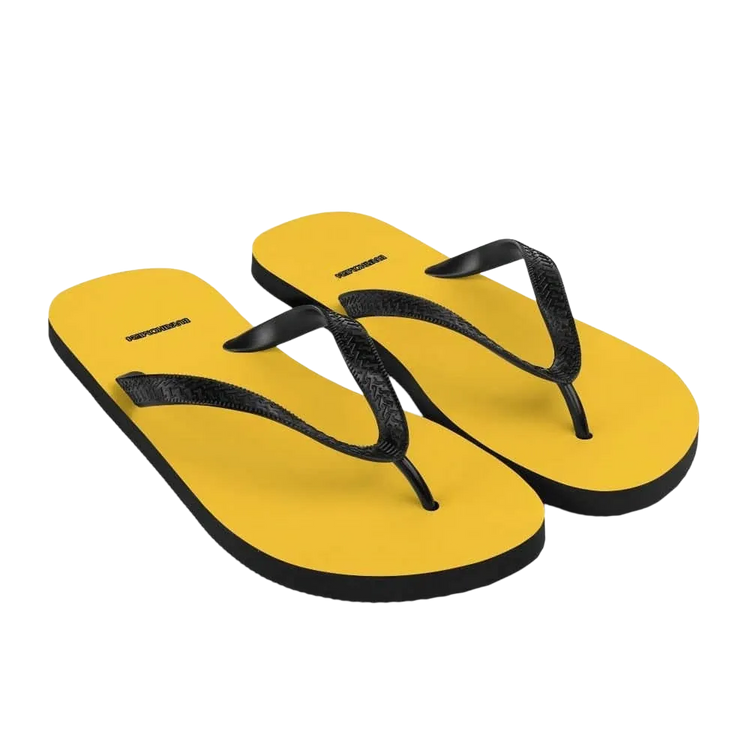 Unisex Flip-Flops mit schwarzer Gummisohle und Polyester, in Größe 37-45, von BUYATHOME24, ideal für Strand und Sommer.
