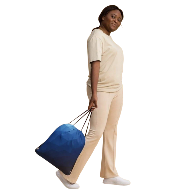 Schwimmbeutel und Turnbeutel aus Polyester, 38 x 43 cm, mit Textildruck, von BUYATHOME24, leichtes Sport- und Freizeitaccessoire
