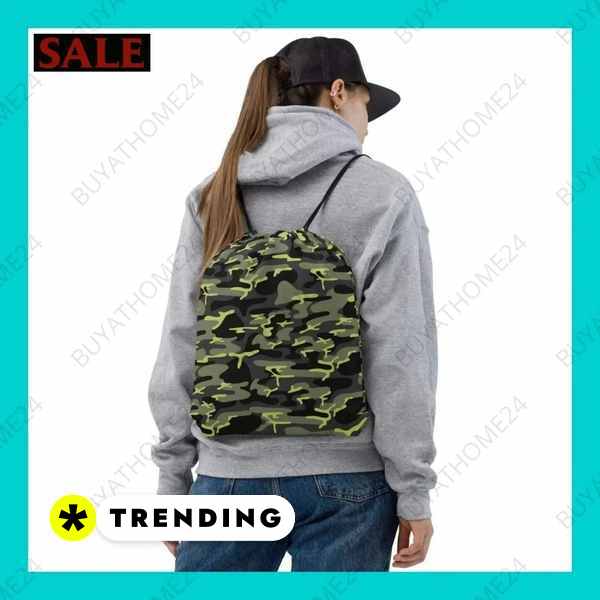 Schwimmbeutel aus Polyester, 38 x 43 cm Gymsack von BUYATHOME24, schnell trocknend und mit Textildruck, ideal für Sport und Freizeit