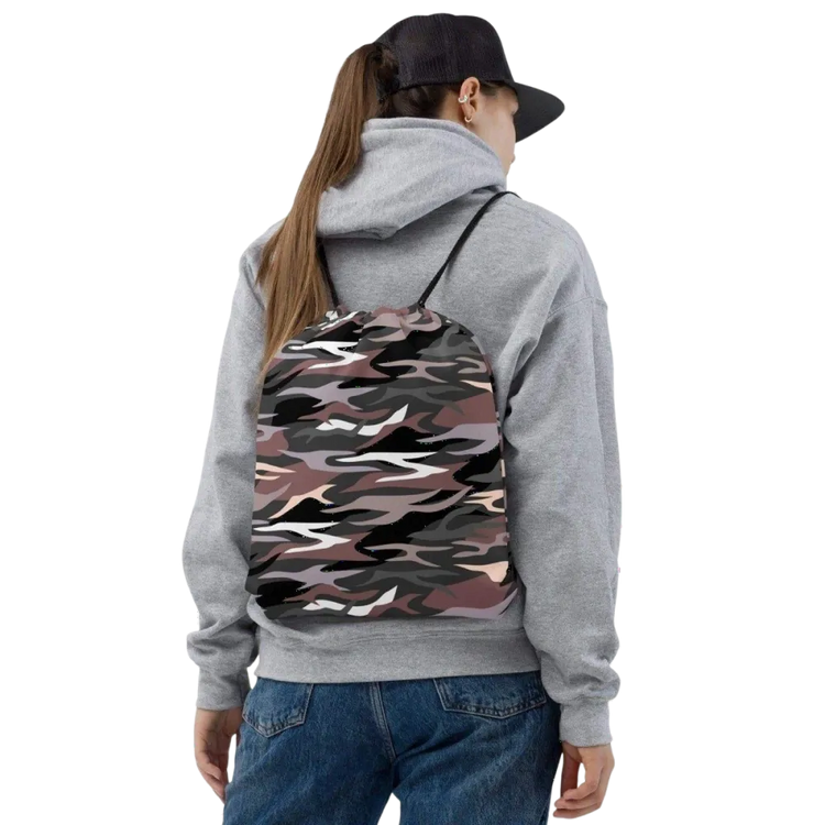 Turnbeutel aus Polyester, 38x43 cm, von BUYATHOME24, mit Textildruck, ideal für Sport und Schwimmen, langlebiger Gym- und Schwimmbeutel
