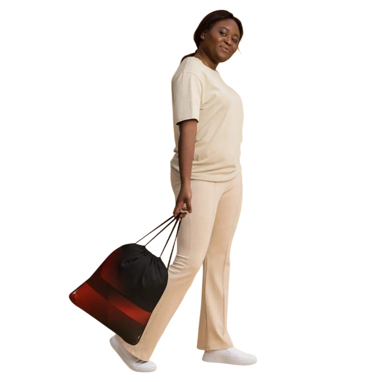 Turnbeutel aus Polyester, 38x43 cm, schnelltrocknend, mit Textildruck, ideal für Sport und Freizeit, von BUYATHOME24