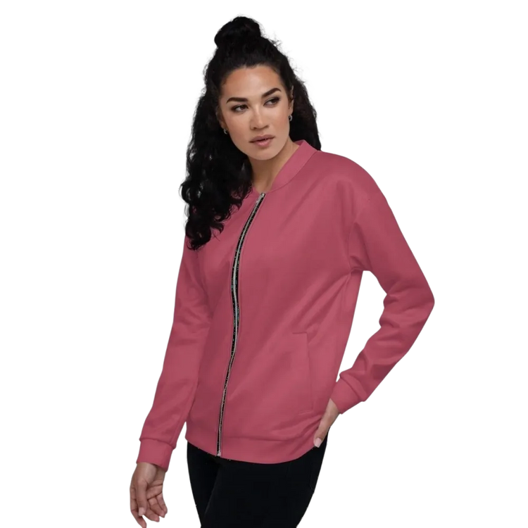 Unisex Bomberjacke aus Polyester in XS-3XL, pflegeleichte Damen-Blousonjacke von BUYATHOME24, moderne, bequeme Jacke