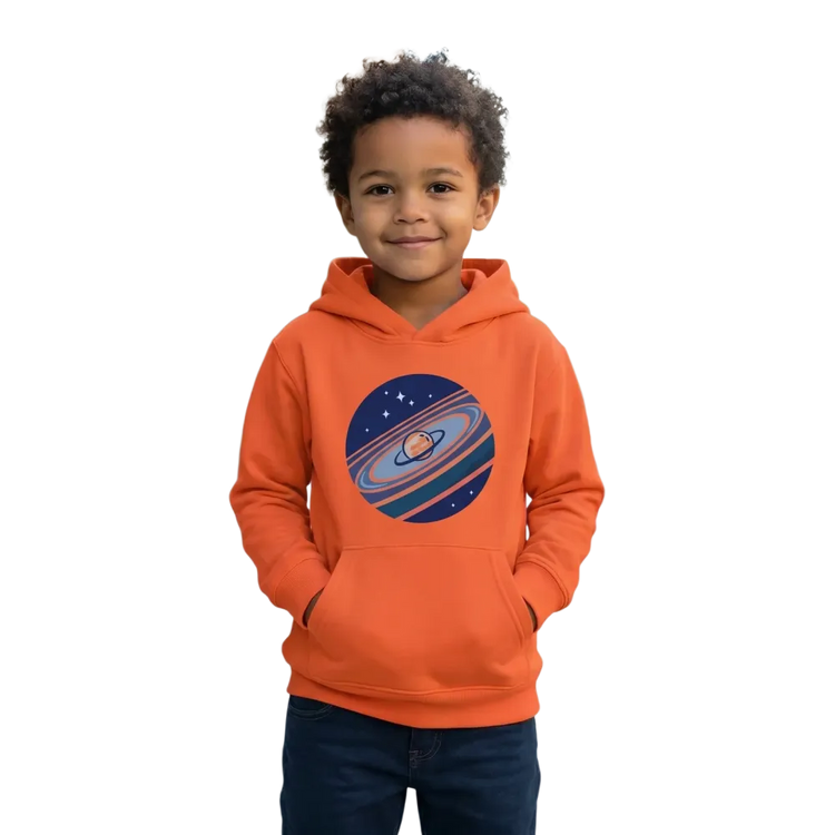 Unisex Grafik Kapuzenpullover für Kinder aus Baumwolle, Jungen und Mädchen, 4-12 Jahre, mit buntem Druck, von BUYATHOME24