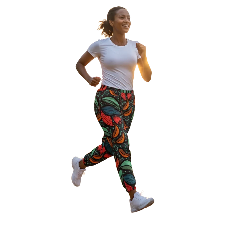 Unisex Trainingshose aus Polyester mit Reißverschlusstaschen, in XS bis 3XL, bequem und sportlich, von BUYATHOME24