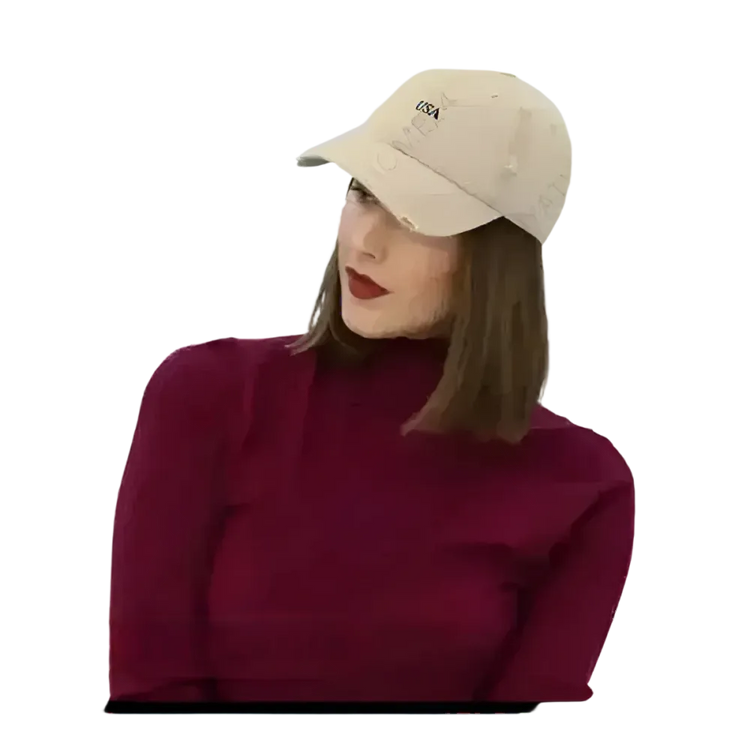 Vintage Baseball Cap von BUYATHOME24, unisex Sommer-Basecap in 48-55 cm für Herren und Damen, sportlich und bequem.