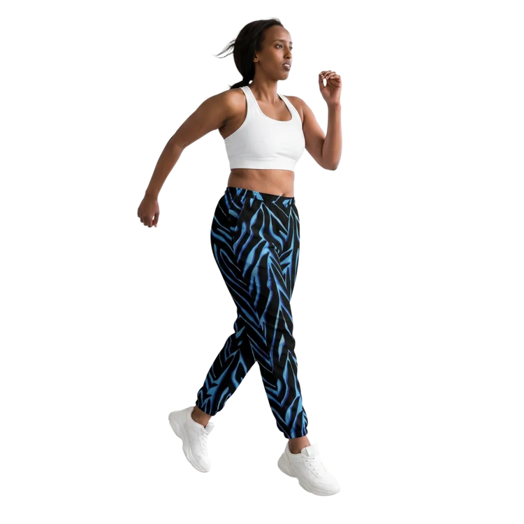 Zebra Print Unisex Trainingshose von BUYATHOME24, wasserabweisende Sporthose in XS bis 3XL, mit elastischem Bund und sportlichem Design