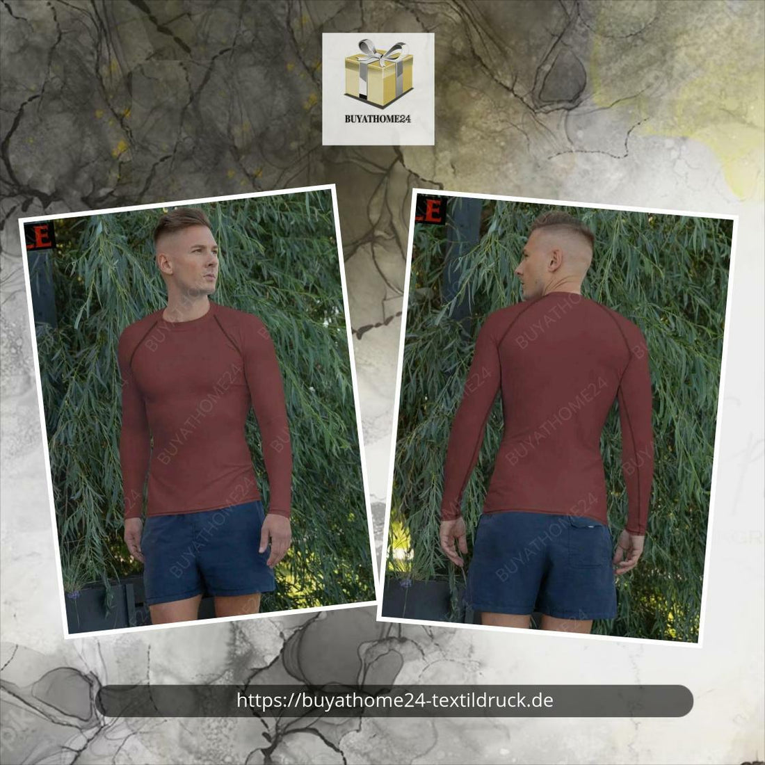 * Herren und Damen Langarm T-Shirts - BUYATHOME24