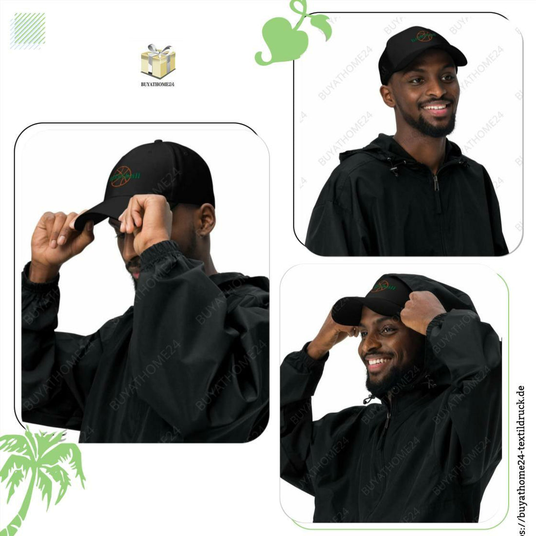 * Exklusive Kollektion: Activewear und Baseball Caps