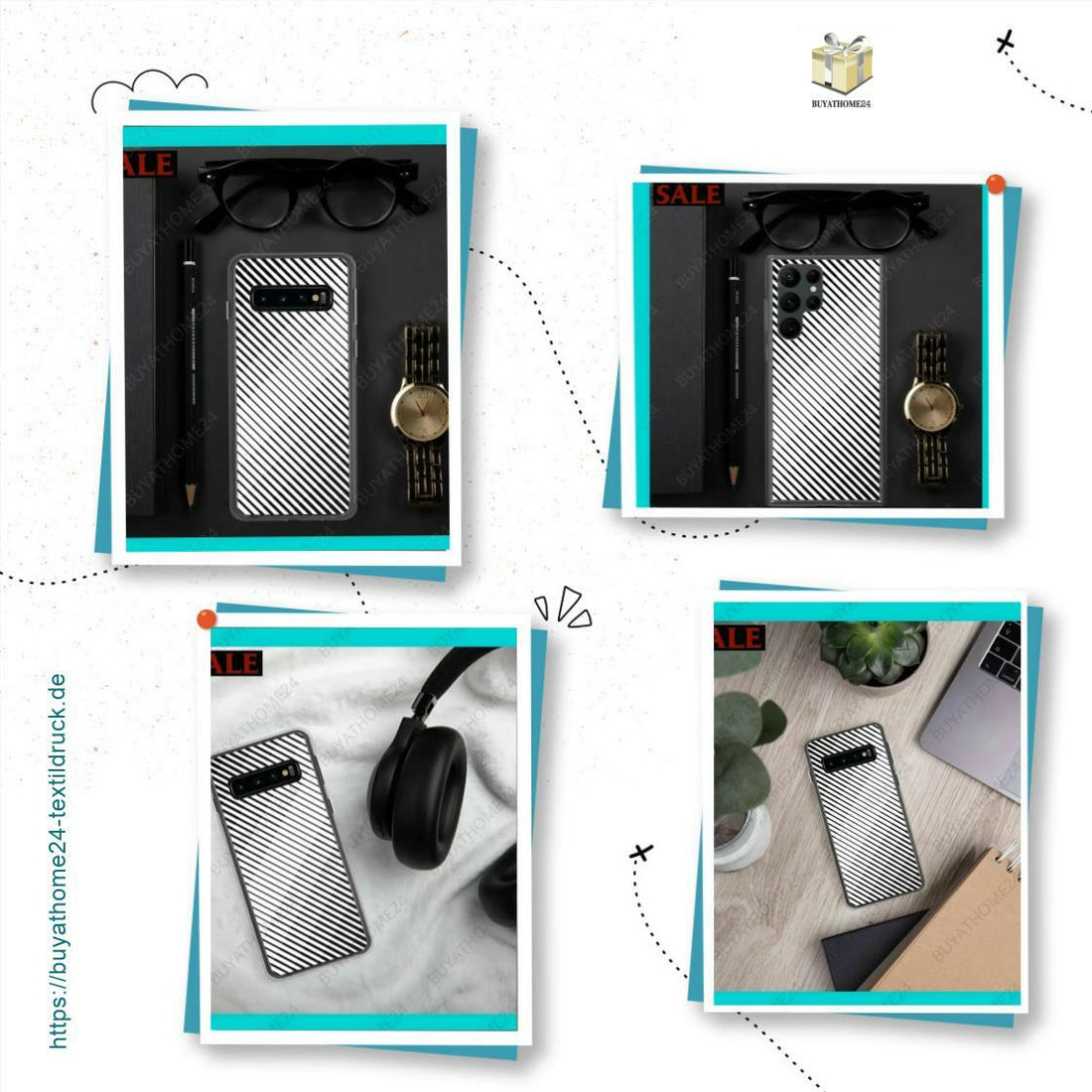 * Reduzierte Handyhüllen für iPhone und Samsung