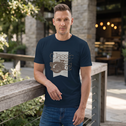 Das perfekte Grafik-T-Shirt-Modell mit Unisex-Schnitt von S bis 5XL