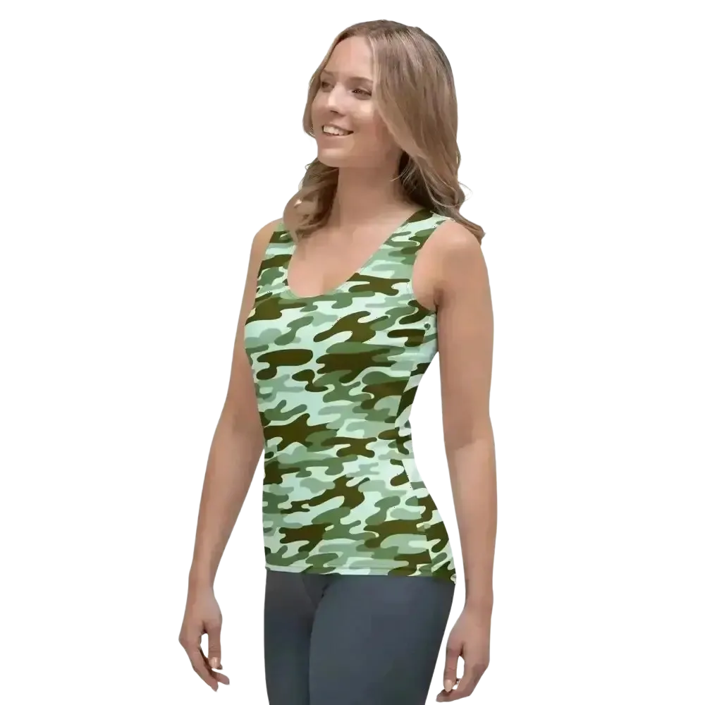 Damen Camouflage Sportshirt – Athletiktop BUYATHOME24