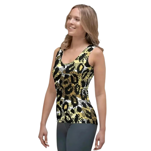 Damen Tanktop mit Leopardmuster – Stilvoll & Bequem | XS-XL