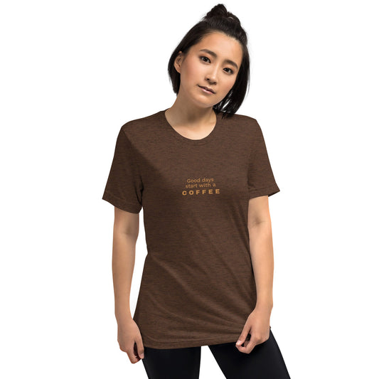 Kaffee Spruch Grafik Damen T-Shirt XS-4XL – Modische Grafikshirts