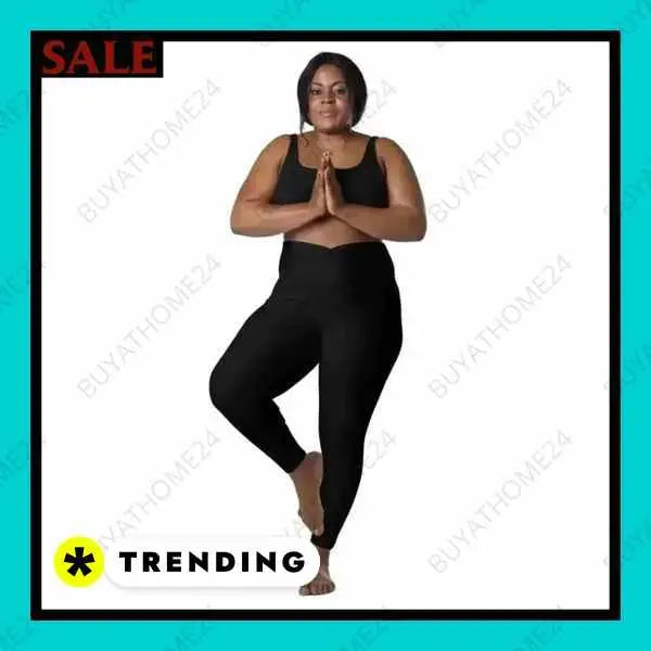• Sportbekleidung I Damen Leggings mit V-Bund 2XS - 6XL