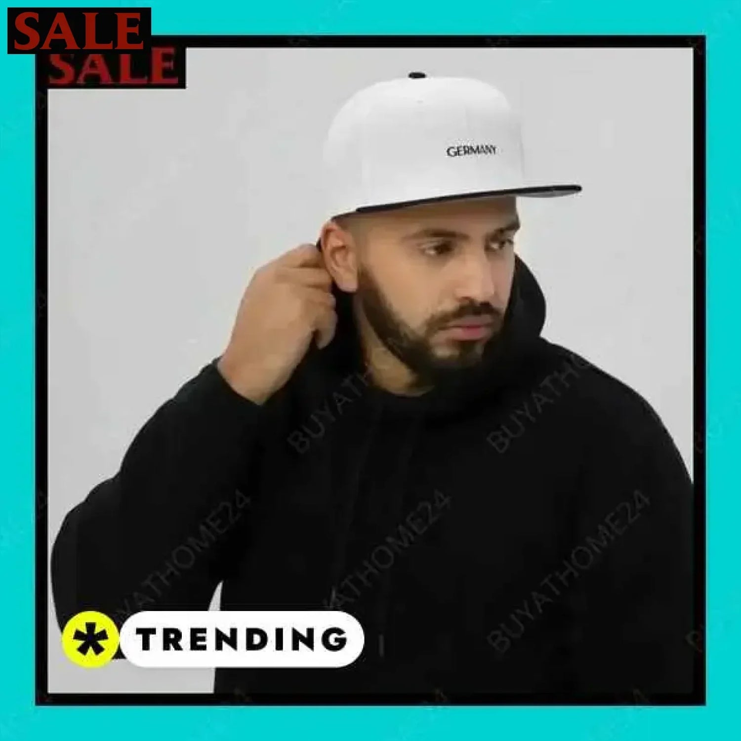 • Hip-Hop Rapper Cap Snapback für Herren und Damen