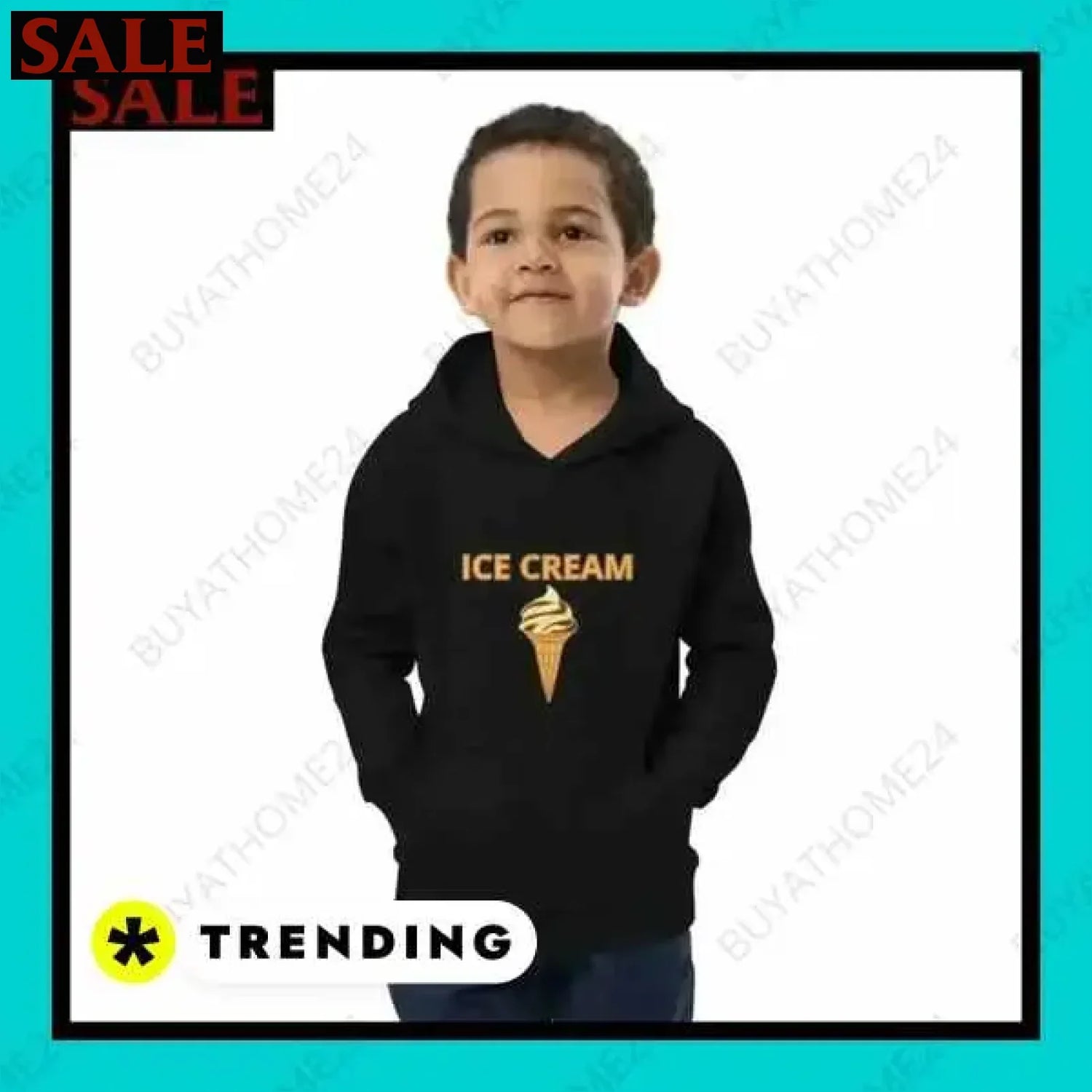 • Kapuzenpullover I Kinder Hoodie 4 Jahre - 12 Jahre