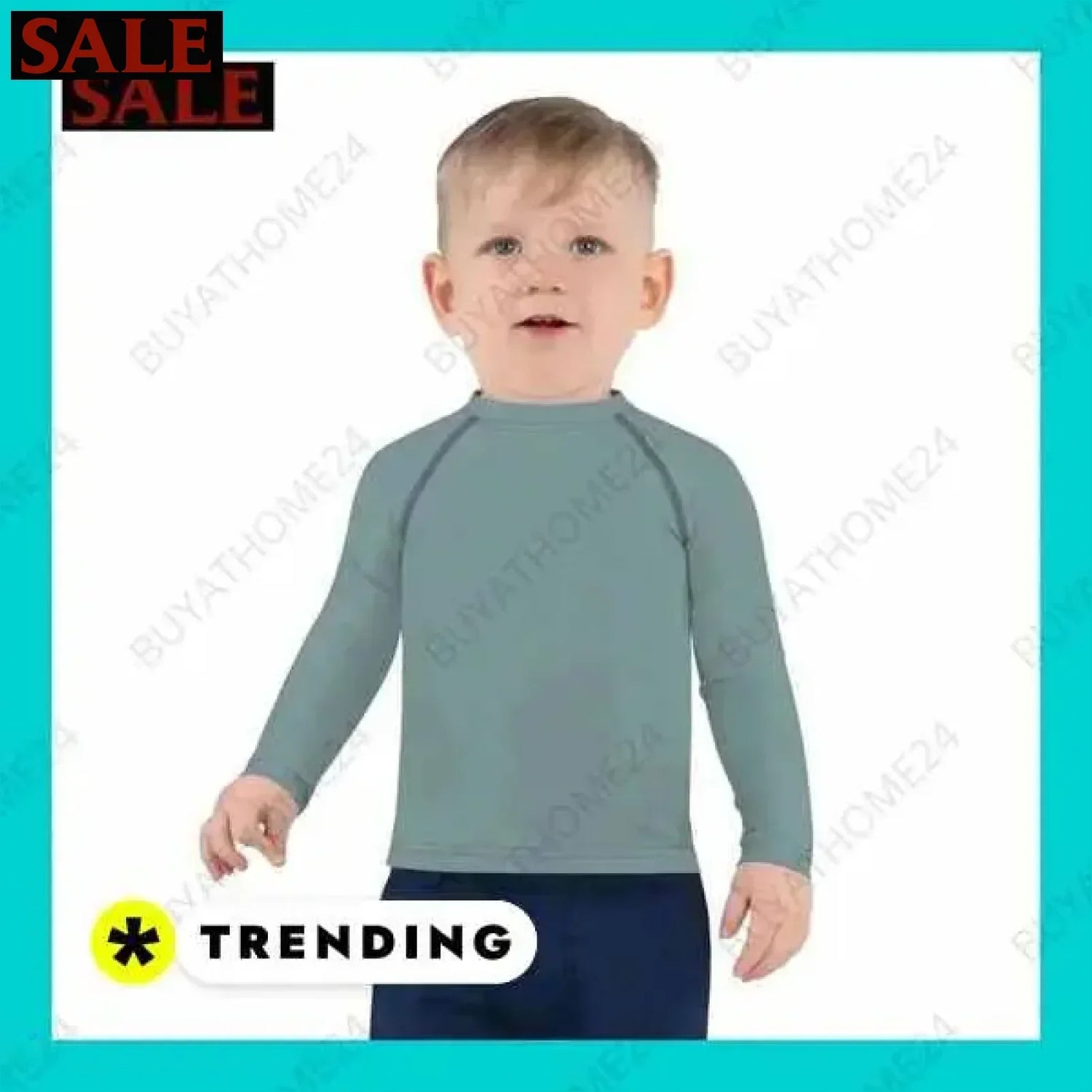 • Kinder Langarm T-Shirts bei BUYATHOME24 mit UV-Schutz