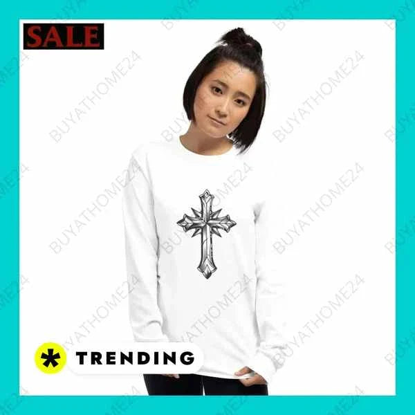 • Rundhals Sweatshirts I Damen Langarm T-Shirt S - 4XL