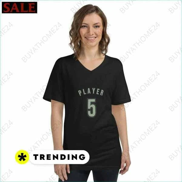 • V-Ausschnitt Herren & Damen T-Shirt S, M, L, XL, 2XL