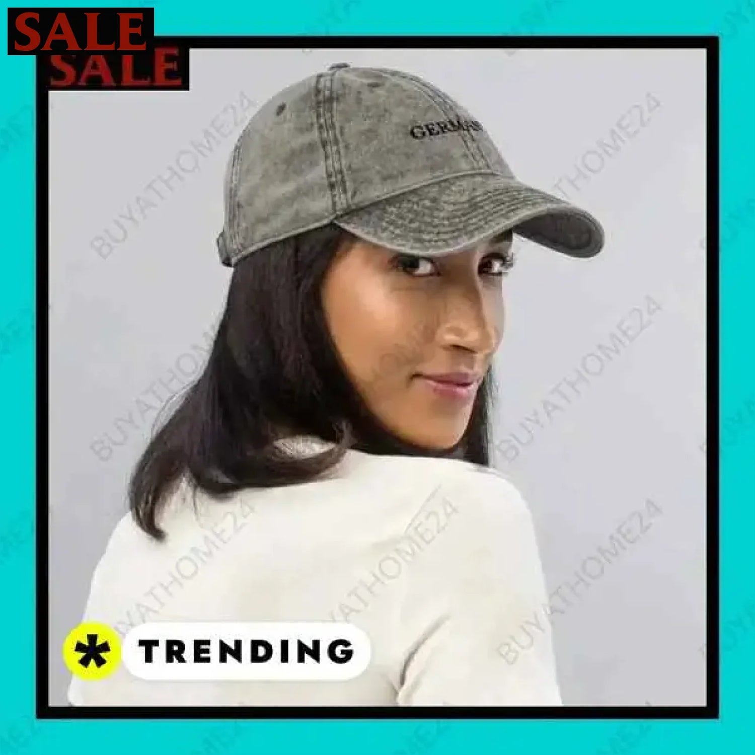 •  Jeans Baseball Cap I Herren & Damen Vintage Cap 47 cm - 59 cm