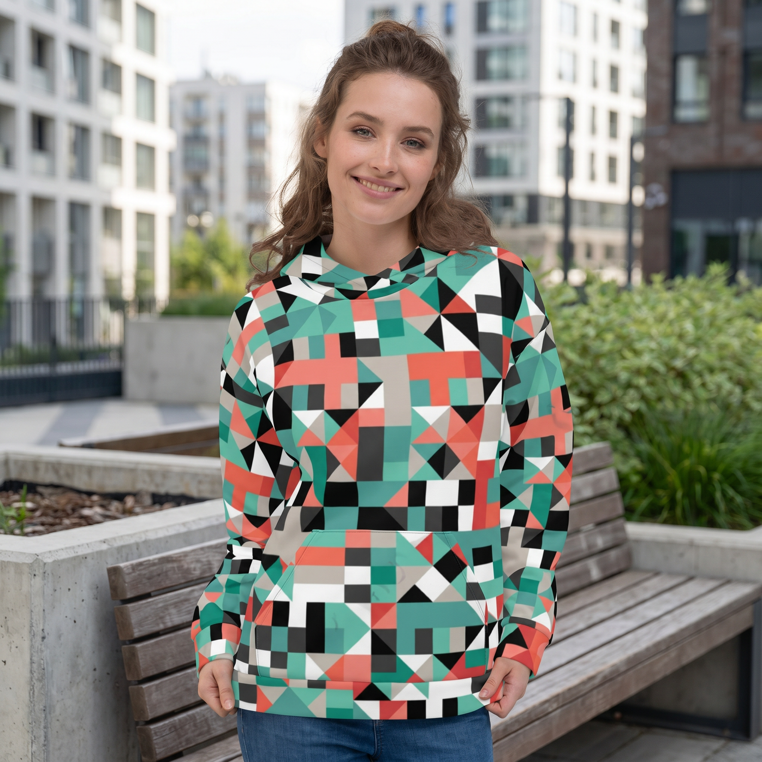 Damen Hoodie mit Rückenprint, kuschelige Kapuzenpullover in XS bis 3XL, weiches Material, bequemes Design von BUYATHOME24