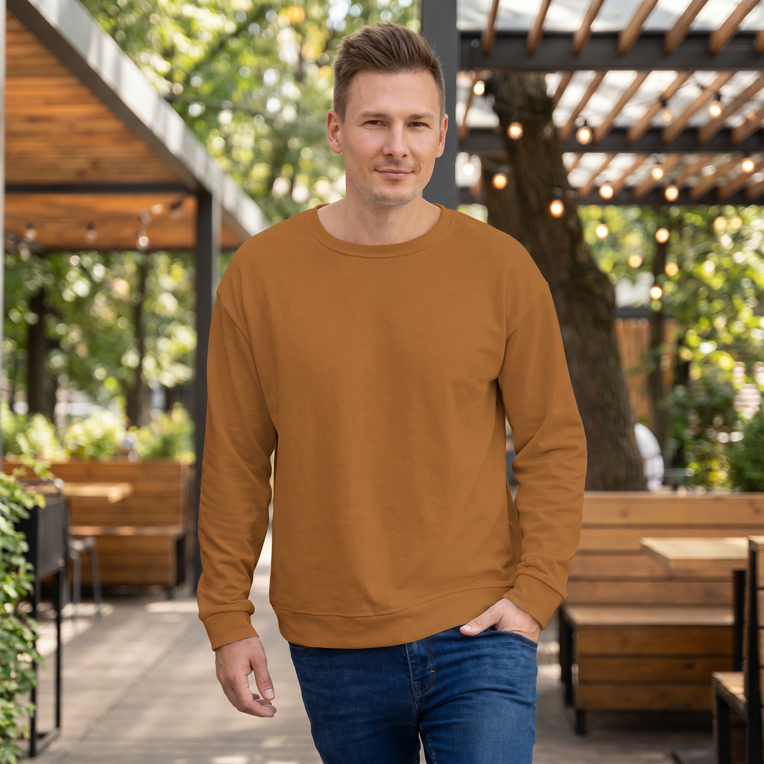 Unisex Herren Sweatshirt von BUYATHOME24, bedruckt, aus atmungsaktivem Fleece, in XS bis 3XL, bequem und modisch.