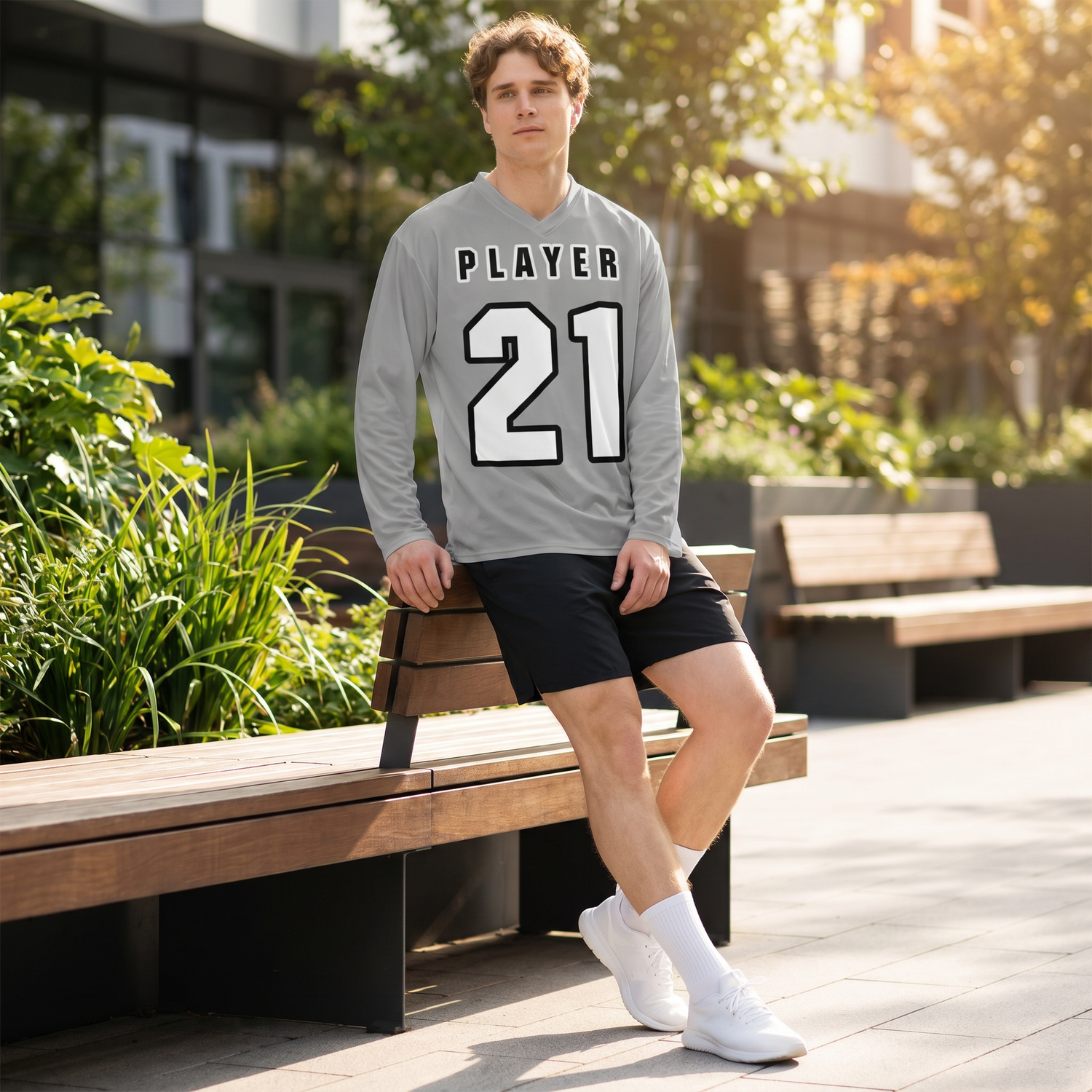 Generated lifestyle image for Grafik UV-Schutz T-Shirt Textildruck Sportstyle Feuchtigkeitsableitend Atmungsaktiv