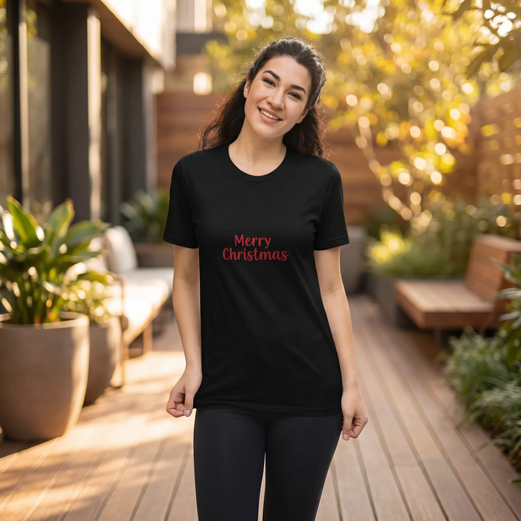 Generated lifestyle image for Rundhalsshirts Kurzarm Grafik Damen T-Shirt – Eleganz für jeden Anlass von BUYATHOME24®