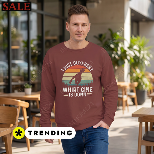 Unisex Sweatshirt mit Fleece-Futter von BUYATHOME24, XS-3XL, mit Textildruck, bequemer Pulli für Männer und Frauen.