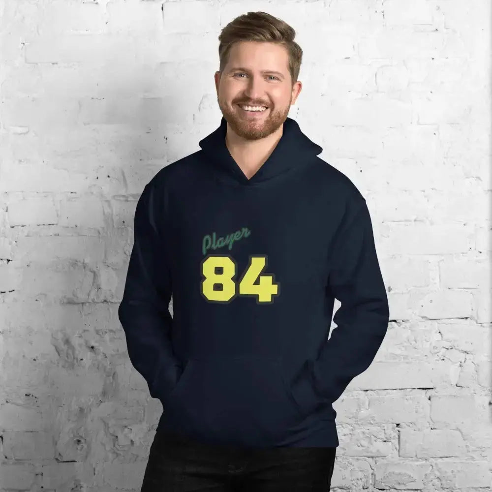 Grafik Kapuzenpullover für Herren und Damen, navy, aus Baumwolle, unisex Hoodie, S-5XL, mit Druck von BUYATHOME24