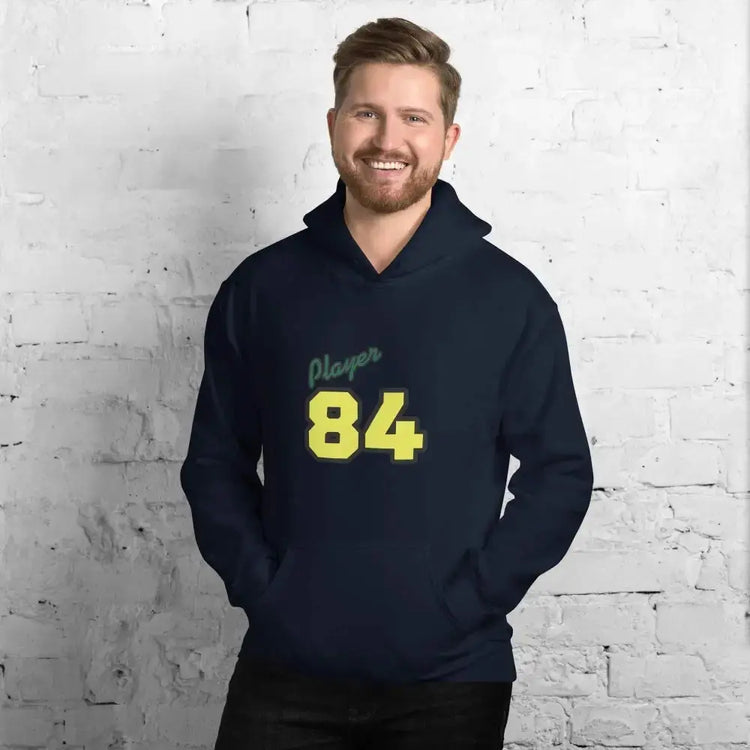 Grafik Kapuzenpullover für Herren und Damen, navy, aus Baumwolle, unisex Hoodie, S-5XL, mit Druck von BUYATHOME24