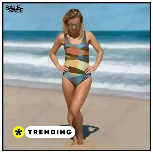 • Badebekleidung I Damen Badeanzug XS, S, M, L, XL, 2XL, 3XL - BUYATHOME24