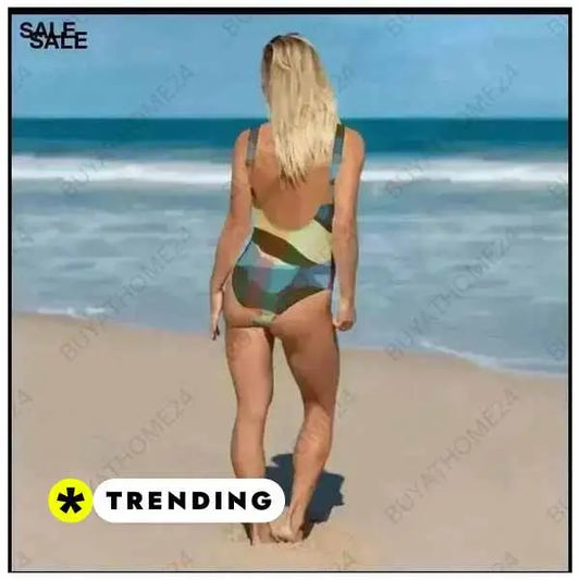• Badebekleidung I Damen Badeanzug XS, S, M, L, XL, 2XL, 3XL - BUYATHOME24
