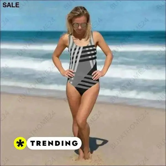 • Badebekleidung I Damen Badeanzug XS, S, M, L, XL, 2XL, 3XL - BUYATHOME24