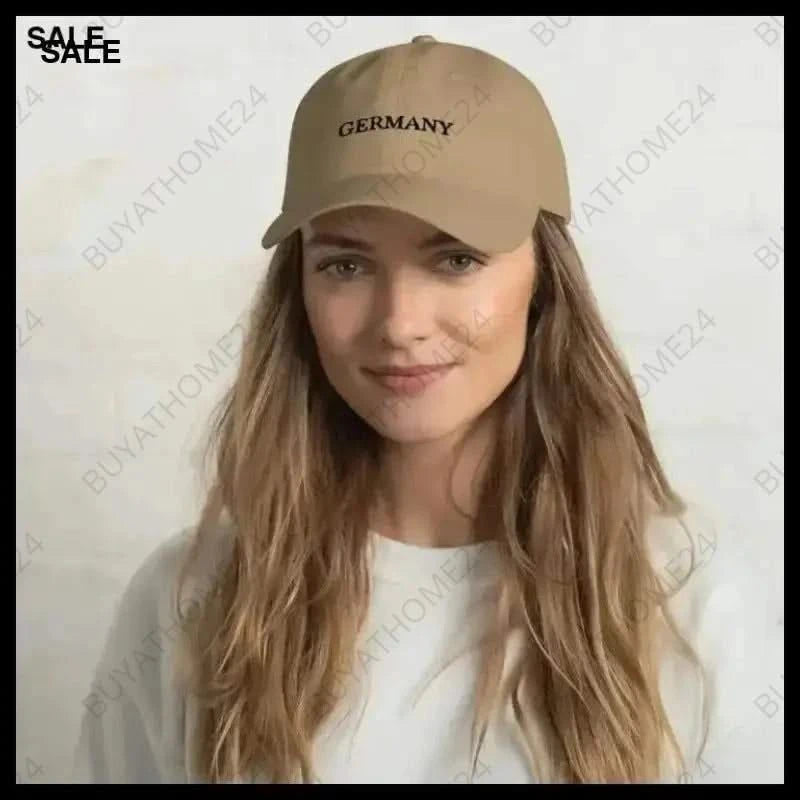 • Damen Baseball Cap 52 cm - 59 cm - BUYATHOME24 - bestickt - GERMANY - Baseball Cap, DAMENMODE, YOUR STYLE