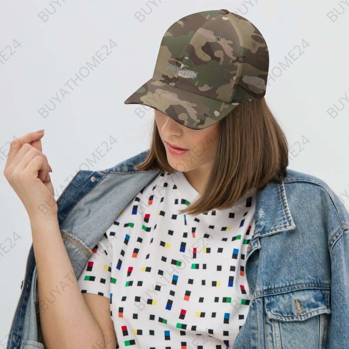 • Damen Baseball Cap 54 cm - 60 cm - BUYATHOME24 - bestickt - GERMANY - Baseball Cap, DAMENMODE, YOUR STYLE