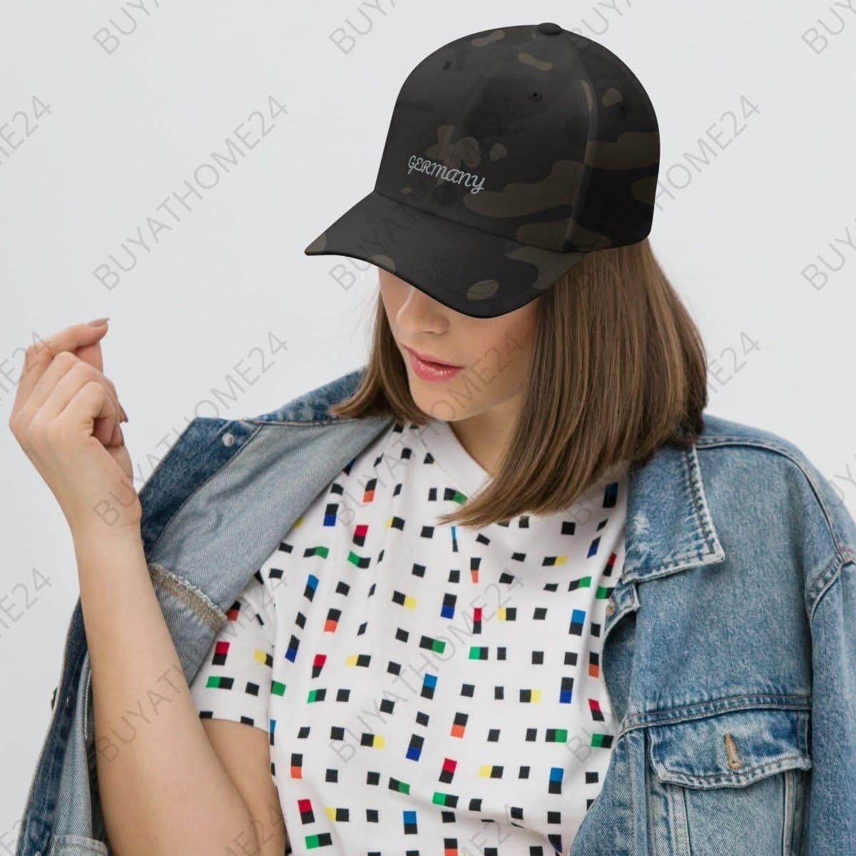 • Damen Baseball Cap 54 cm - 60 cm - BUYATHOME24 - bestickt - GERMANY - Baseball Cap, DAMENMODE, YOUR STYLE