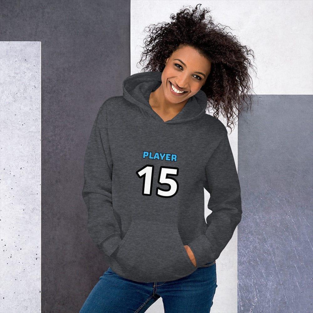 Damen-Grafik-Hoodie von BUYATHOME24, dunkles Heather, Baumwolle, bedruckbar, in S-5XL, bequemes Kapuzenpullover für Damen