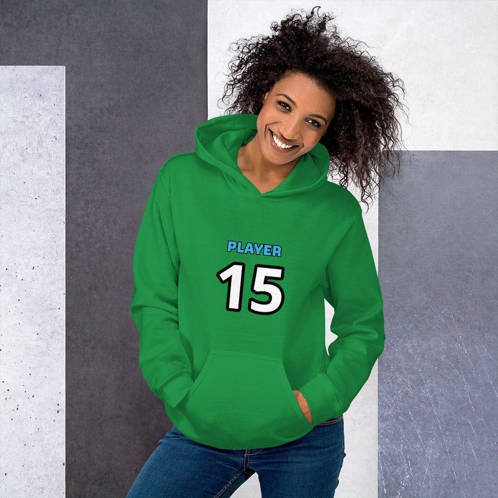 Damen Grafik Kapuzenpullover von BUYATHOME24, bedruckbar, grün, Baumwolle, in S-5XL, mit grafischem Design.