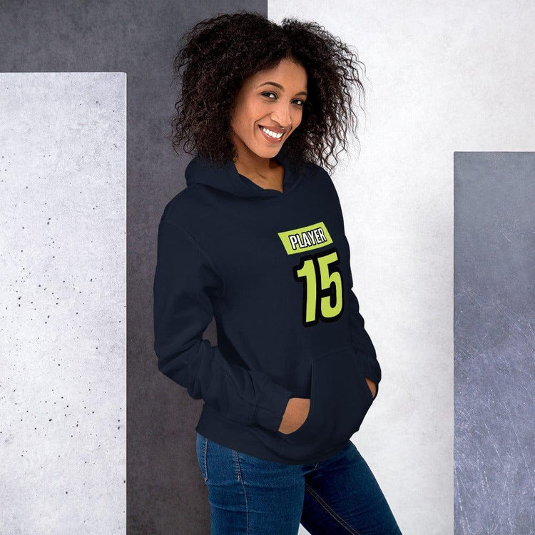 Grauer Damen Hoodie mit grafischem Druck, Baumwolle, in Größe S-5XL, von BUYATHOME24, bequemer Kapuzenpullover für Damen
