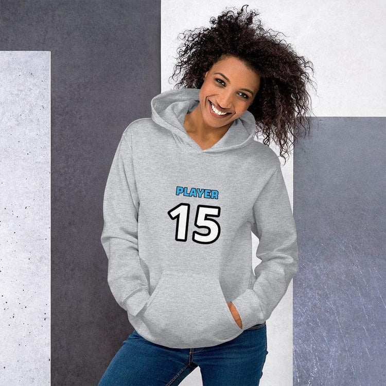 Grafik Damen Hoodie von BUYATHOME24, Sportgrau, Baumwolle, bedruckbarer Kapuzenpullover, Damenmode, S-5XL