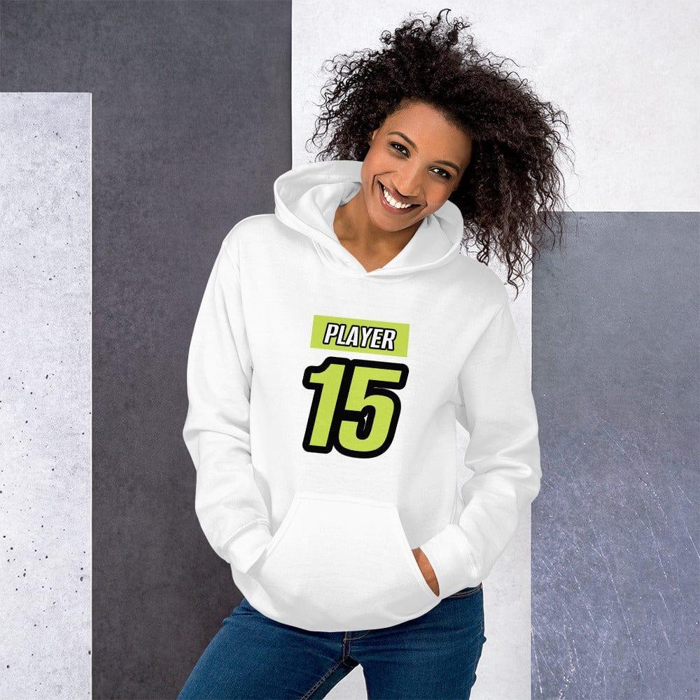 Grauer Damen-Grafik-Hoodie von BUYATHOME24, Baumwolle, bedruckt, mit Kapuze, in S bis 5XL, bequem und modisch.