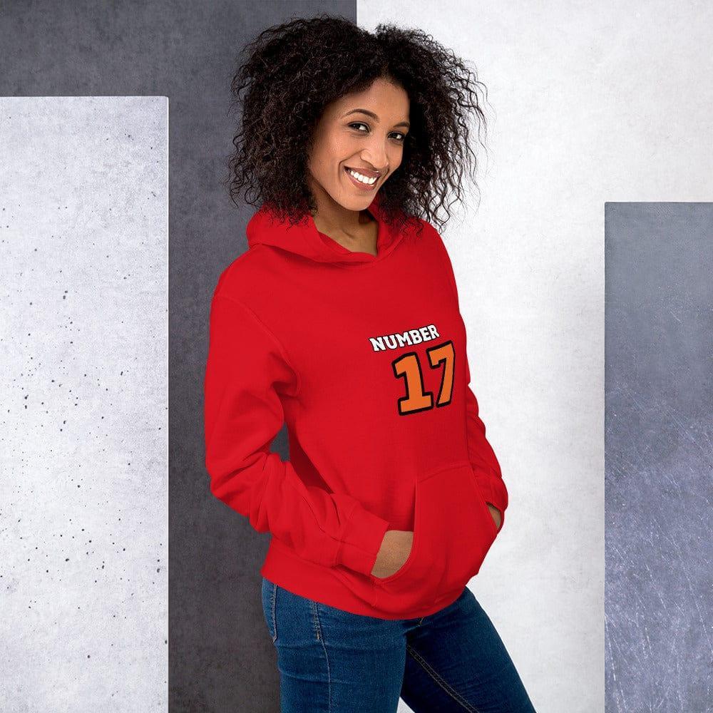 Grafik Damen Hoodie von BUYATHOME24 in S-5XL, bequemer Baumwoll-Hoodie mit Druck, modischer Kapuzenpullover für Damen