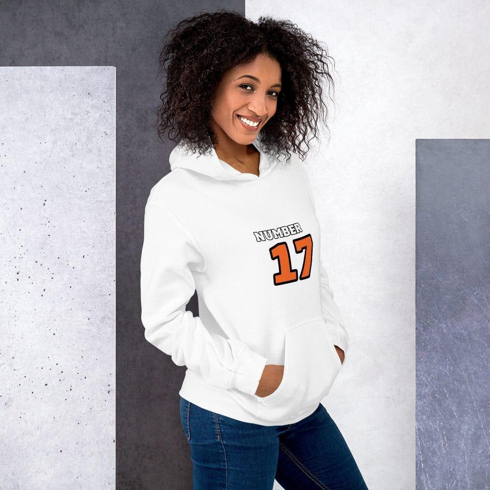 Grafik Damen Hoodie von BUYATHOME24, bedruckbarer Baumwoll-Kapuzenpullover in S-5XL, mit auffälligem Druck auf der Vorderseite.